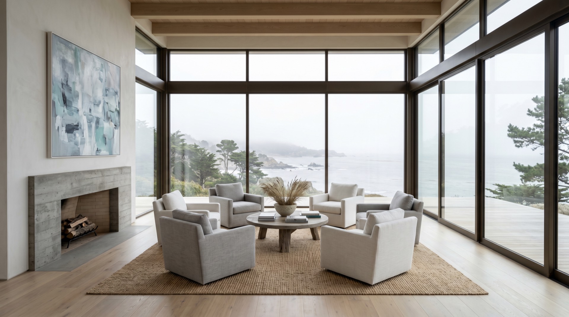 The glass great room